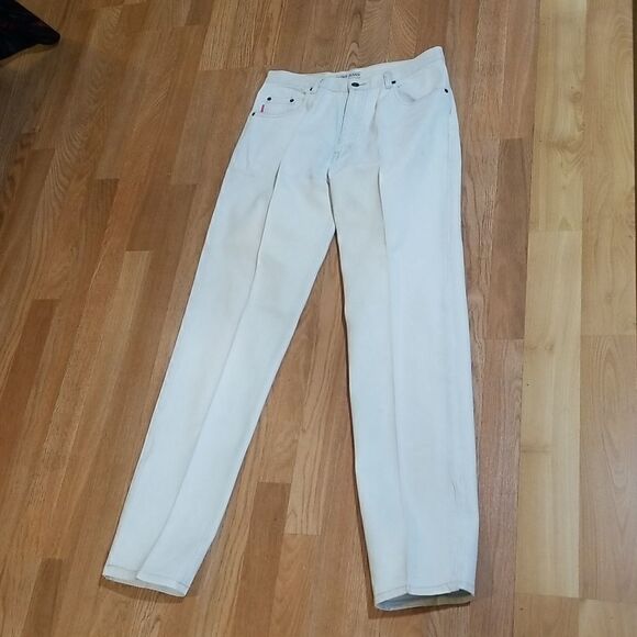 Vintage Bugle Boy Light Wash High Rise Mom Jeans 32W/34IN - Picture 1 of 12